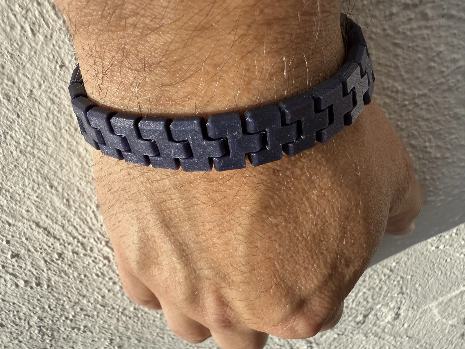 Pulsera zen de eslabones impreso en 3D, foto 3