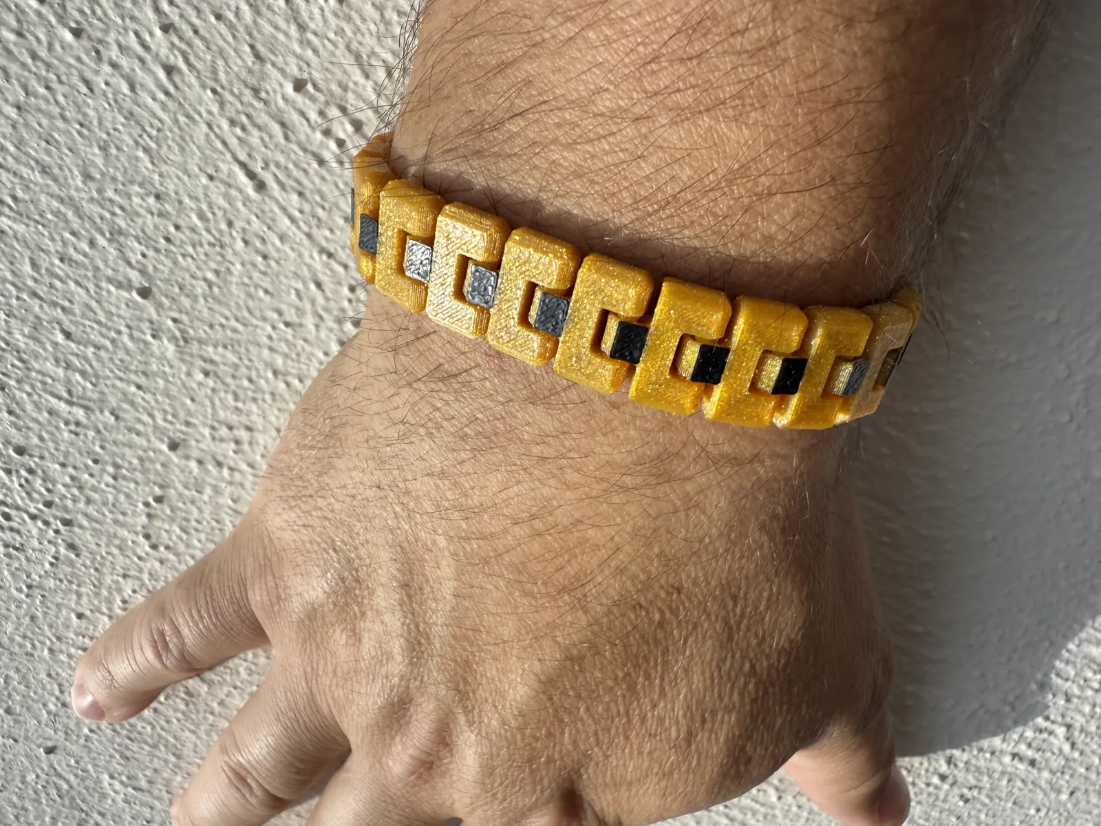 Pulsera zen de eslabones impreso en 3D, foto 6