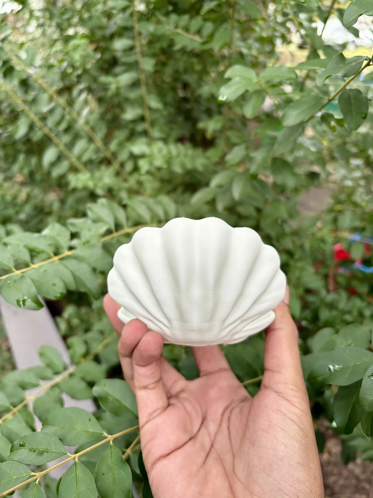 3D printed Clamshell Jewelry Tray with Pearl, photo 4