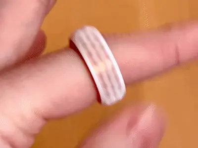 Anillo spinner calado