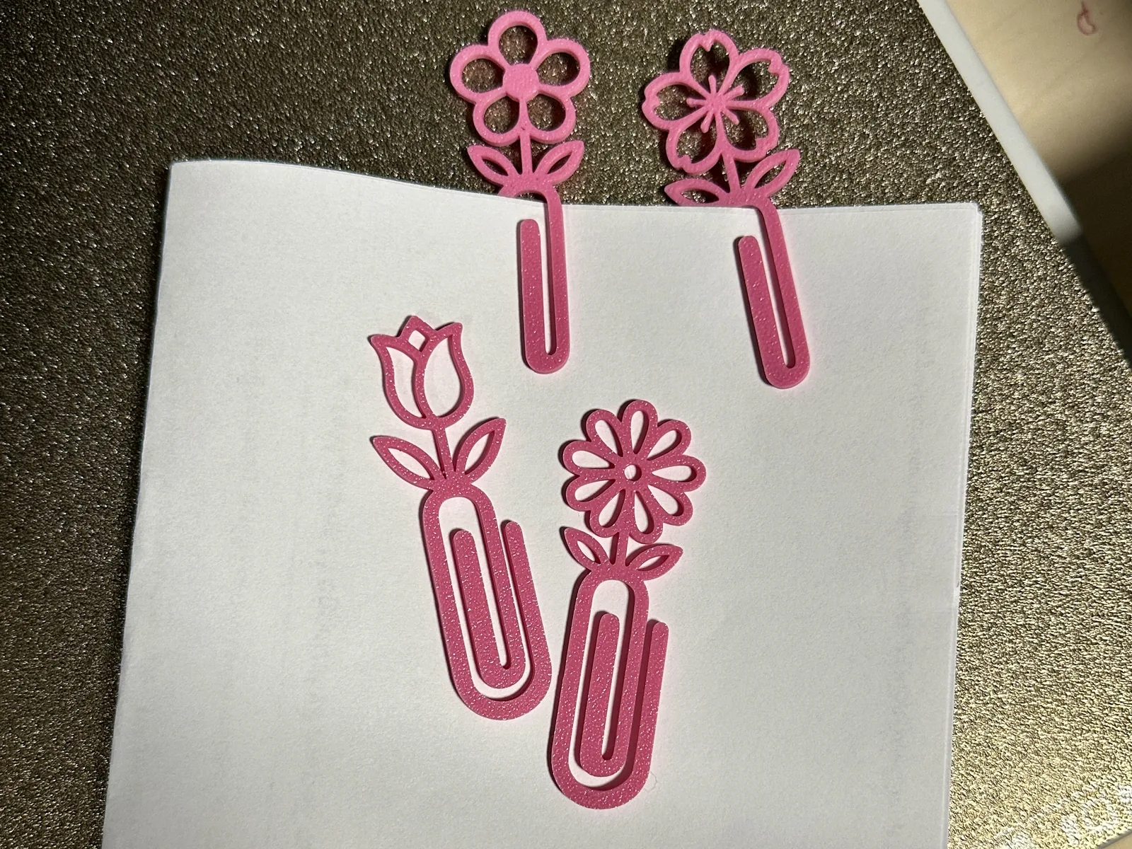 Clipes marcadores de flores impresso em 3D, foto 4