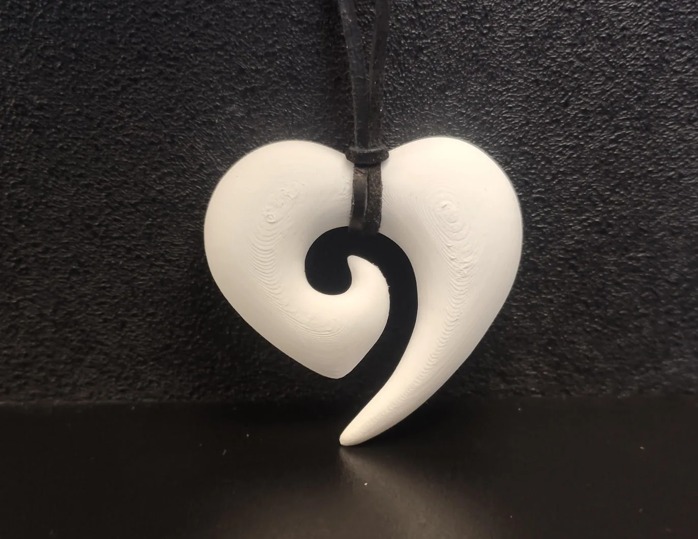 Dije corazón impreso en 3D, foto 4