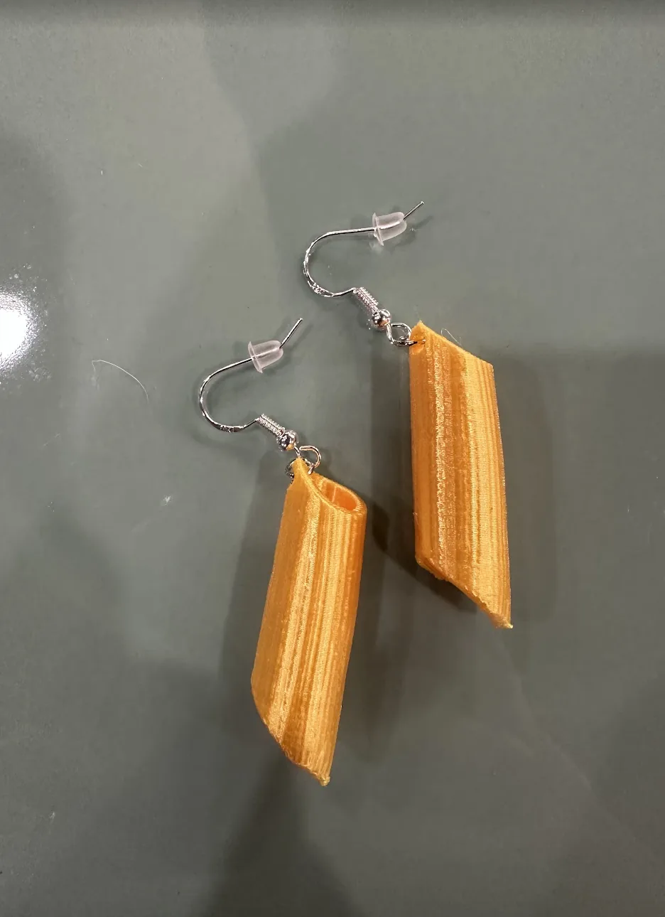 Pingentes de massa para brincos, colar ou chaveiro impresso em 3D, foto 3