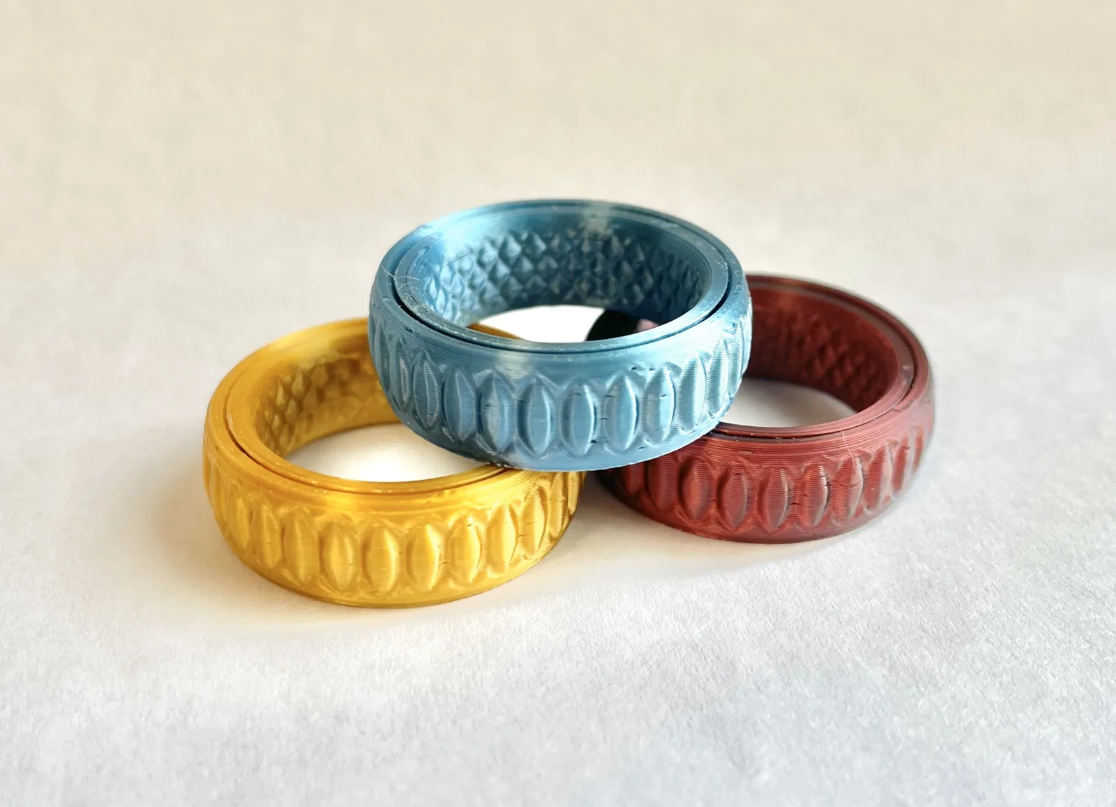 Anillo fidget giratorio
