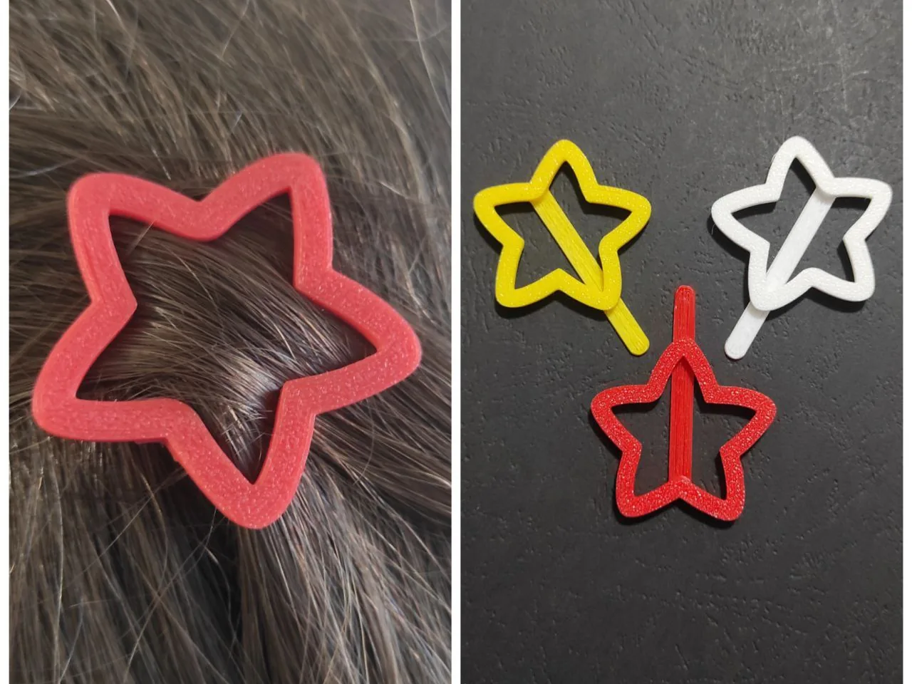 3D printed Star Hair Clip, photo 4