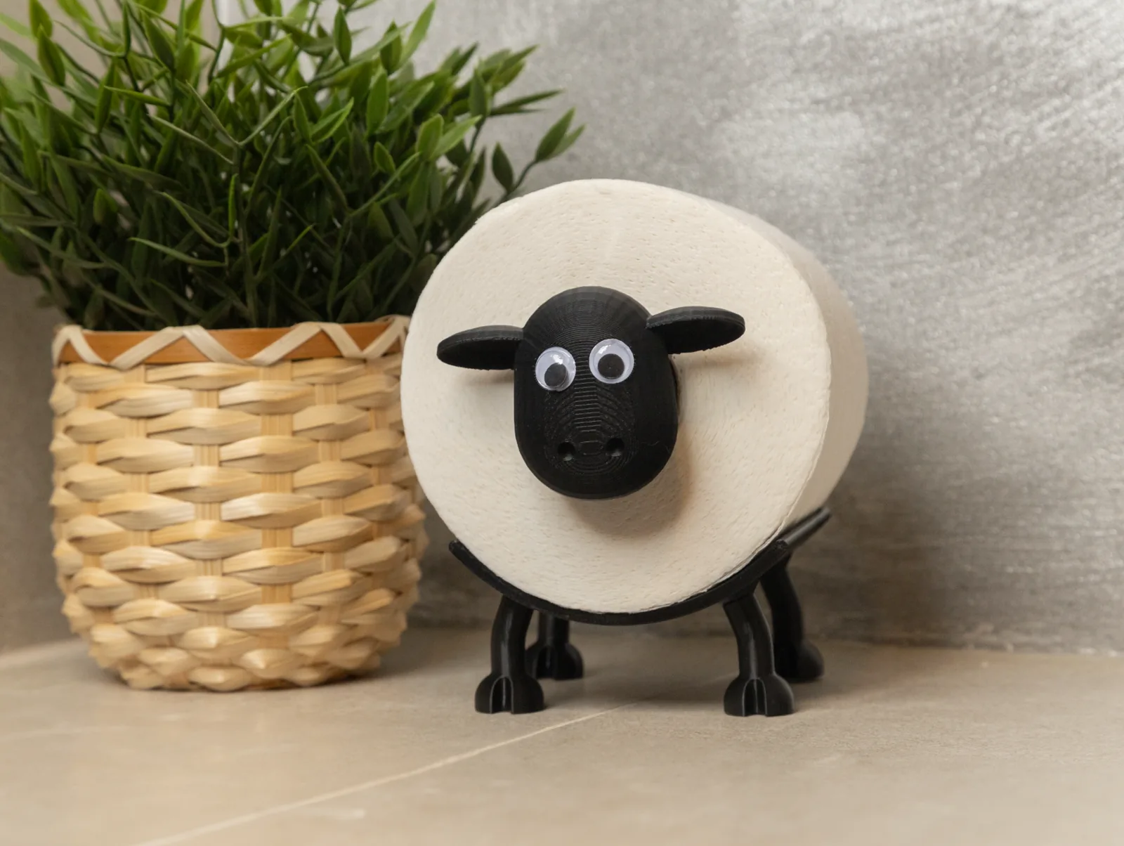Sheep Toilet Roll Holder