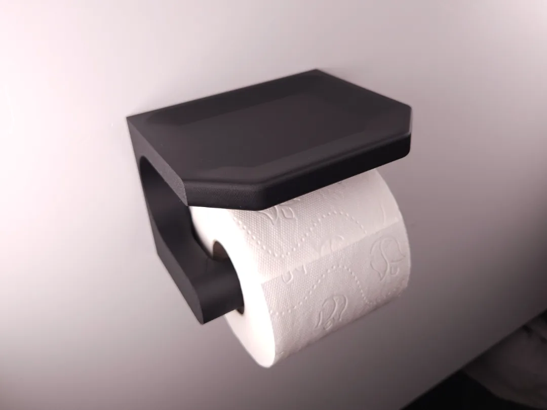 Wall Toilet Roll Holder with Shelf