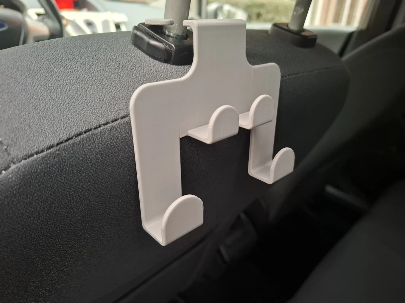 Gancho de encosto com suporte de celular impresso em 3D, foto 3