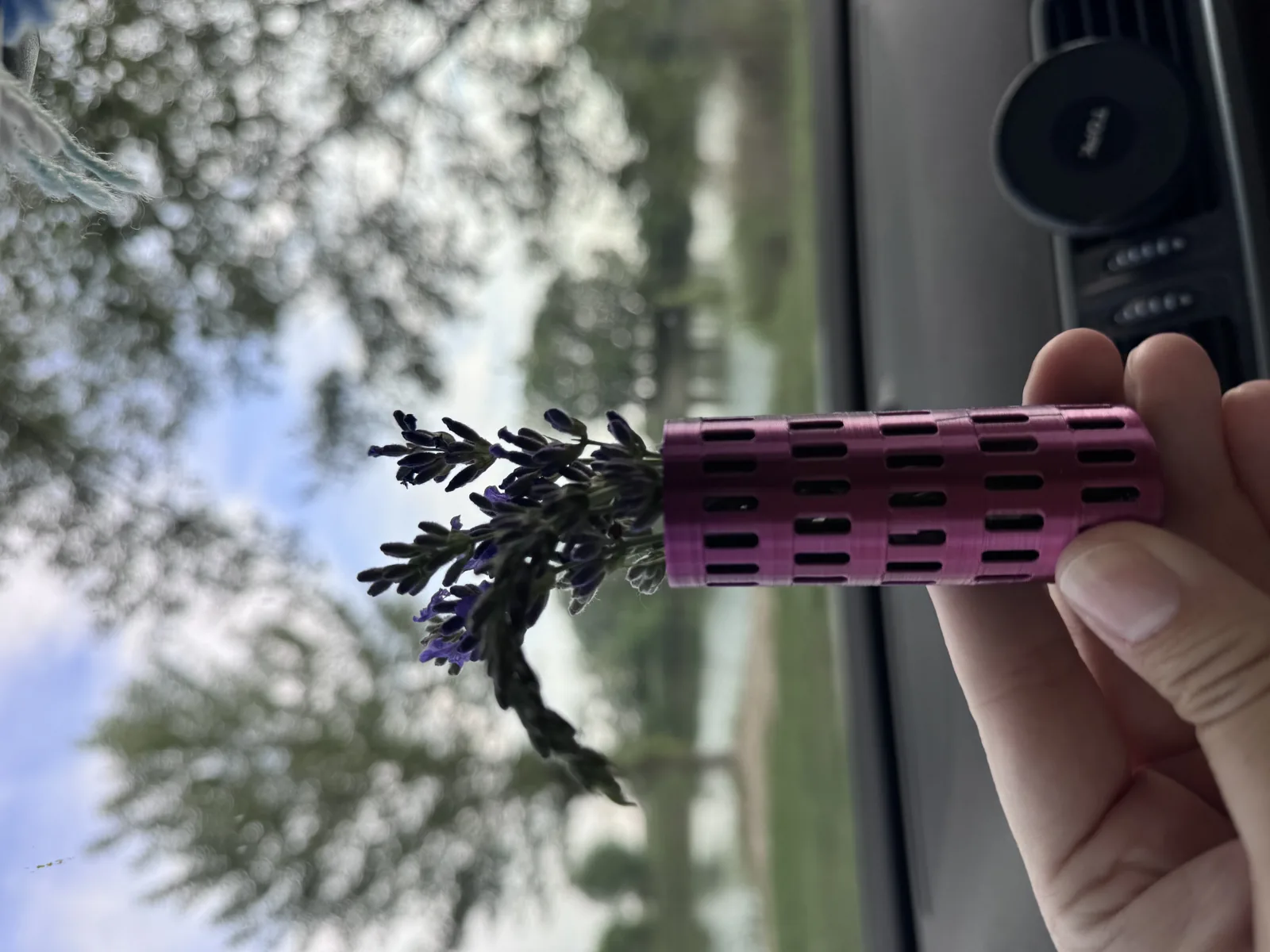 Aromatizador natural pendente recarregável impresso em 3D, foto 6