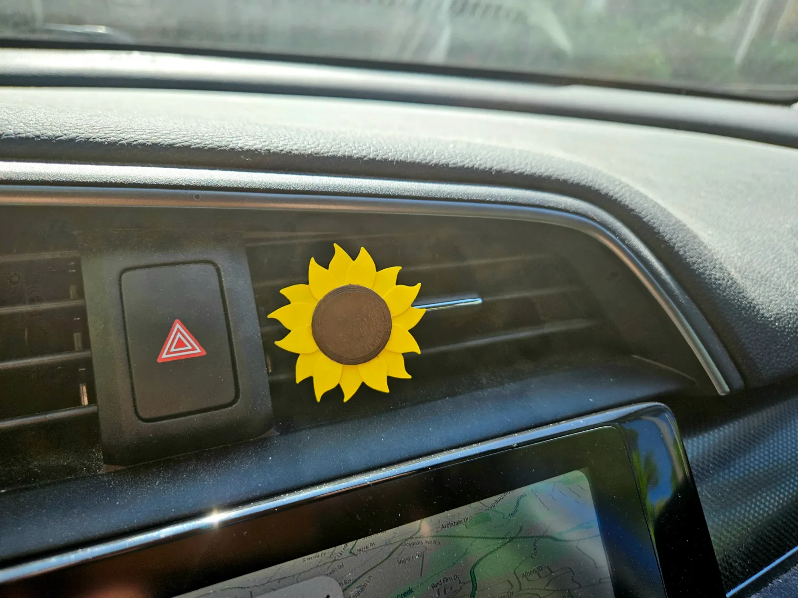 Girasol para rejilla del carro