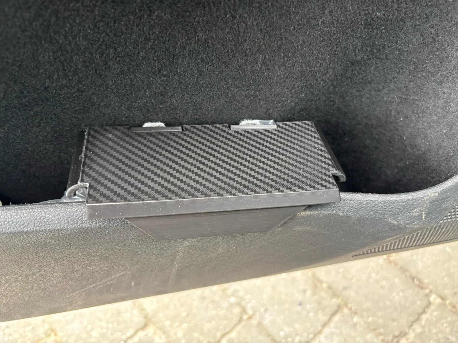 Porta bolsa de basura para la puerta impreso en 3D, foto 4