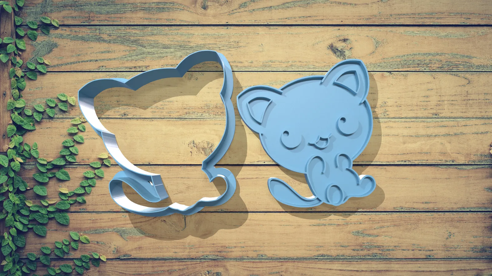 Cortadores de galletas de gatos impreso en 3D, foto 3