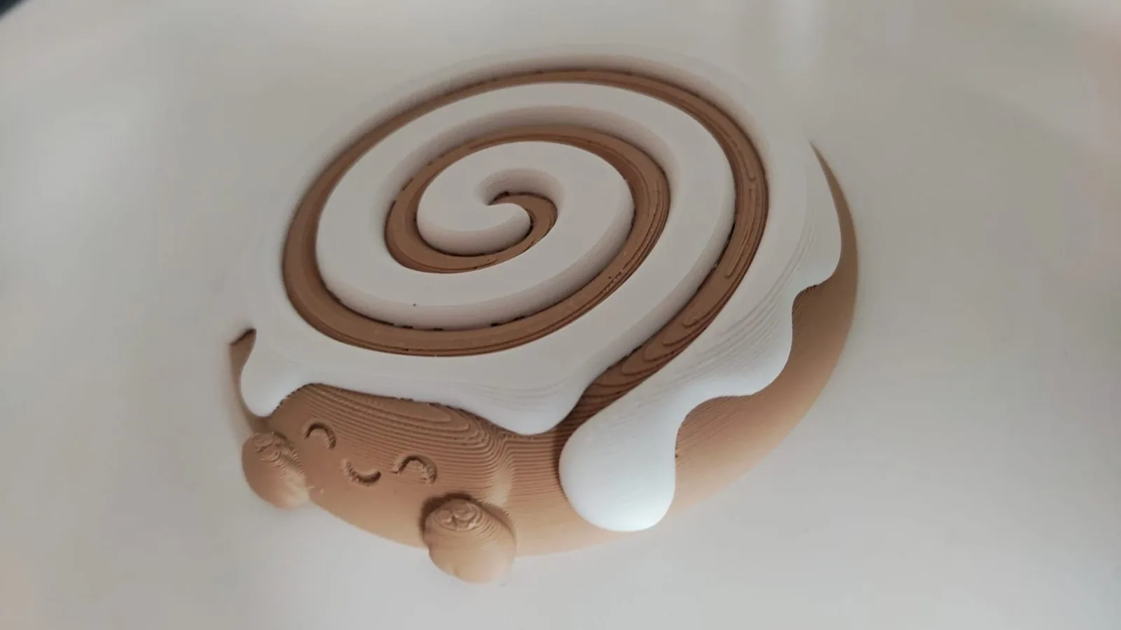 Posavasos rollo de canela impreso en 3D, foto 2