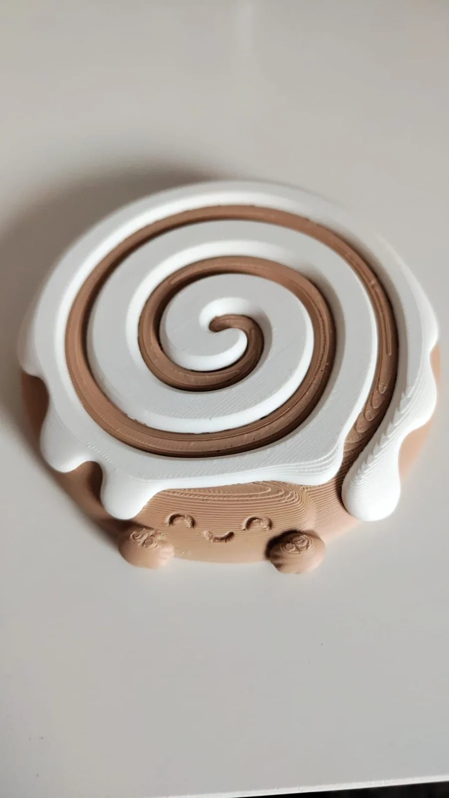 Posavasos rollo de canela impreso en 3D, foto 3