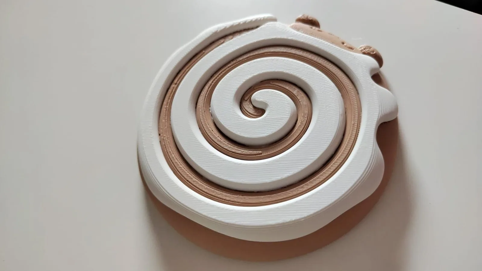 Posavasos rollo de canela impreso en 3D, foto 4
