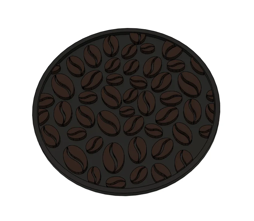 Porta-copos de grãos de café impresso em 3D, foto 3