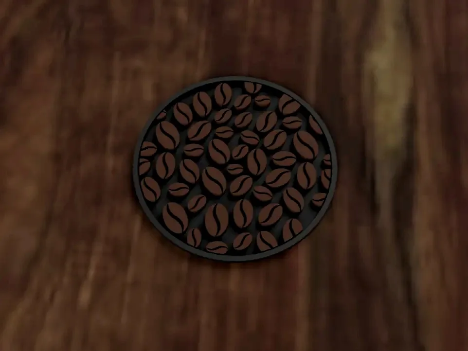 Porta-copos de grãos de café impresso em 3D, foto 4