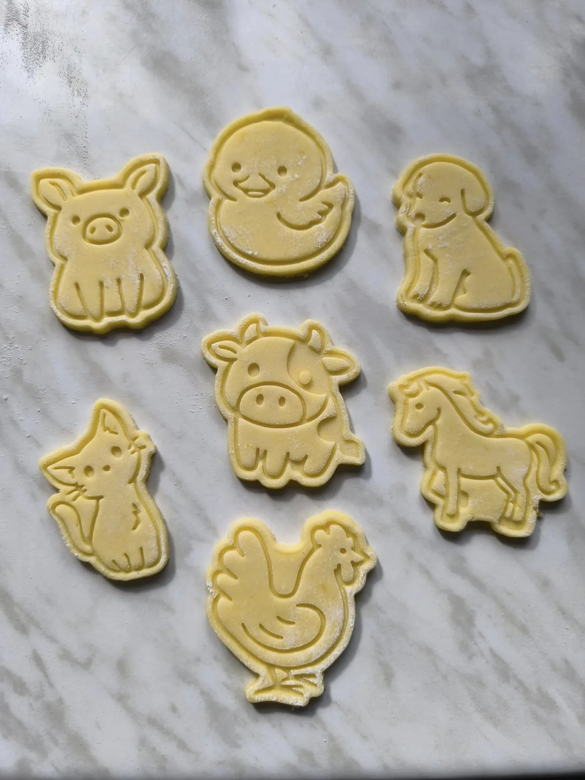 Cortadores de galletas animales de granja