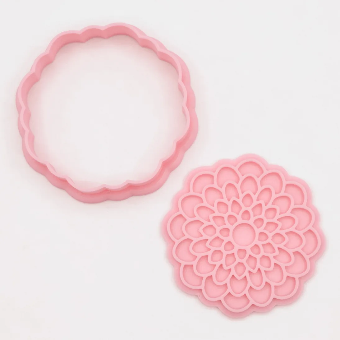 3D printed Flower Cookie Cutters with Stamp, photo 3