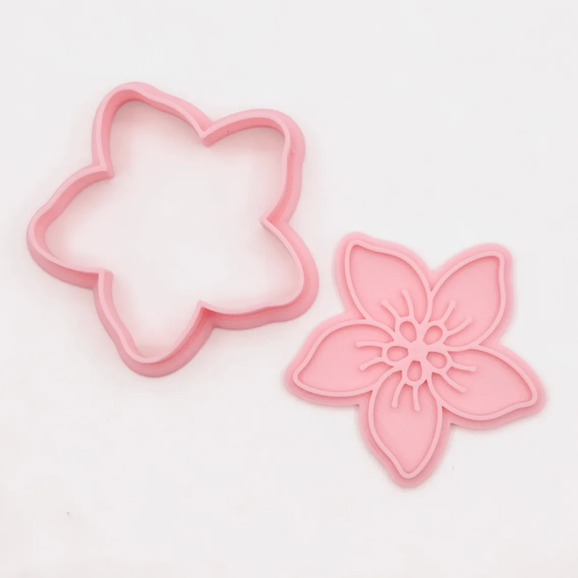 3D printed Flower Cookie Cutters with Stamp, photo 6