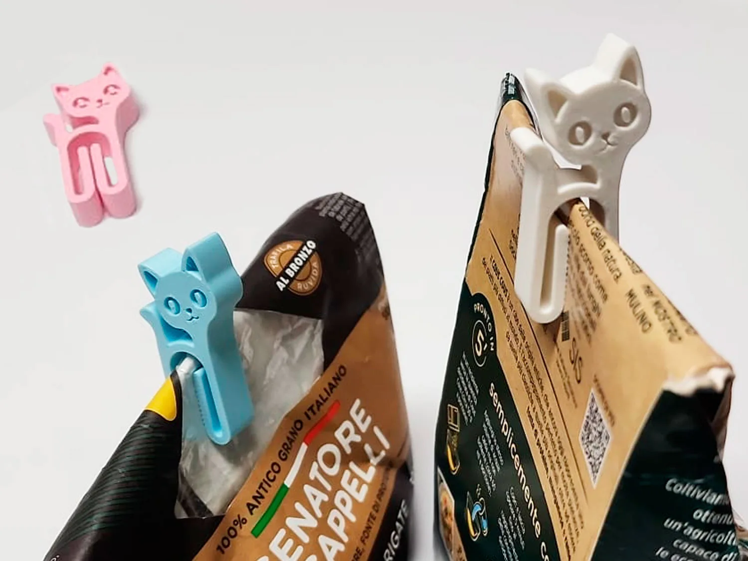 Gancho gatito para bolsas impreso en 3D, foto 4