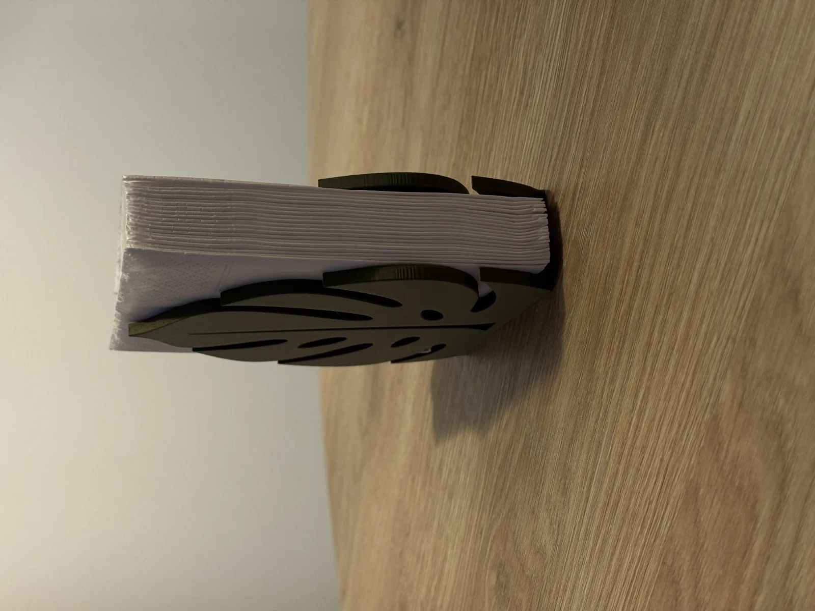 Servilletero hoja monstera impreso en 3D, foto 4
