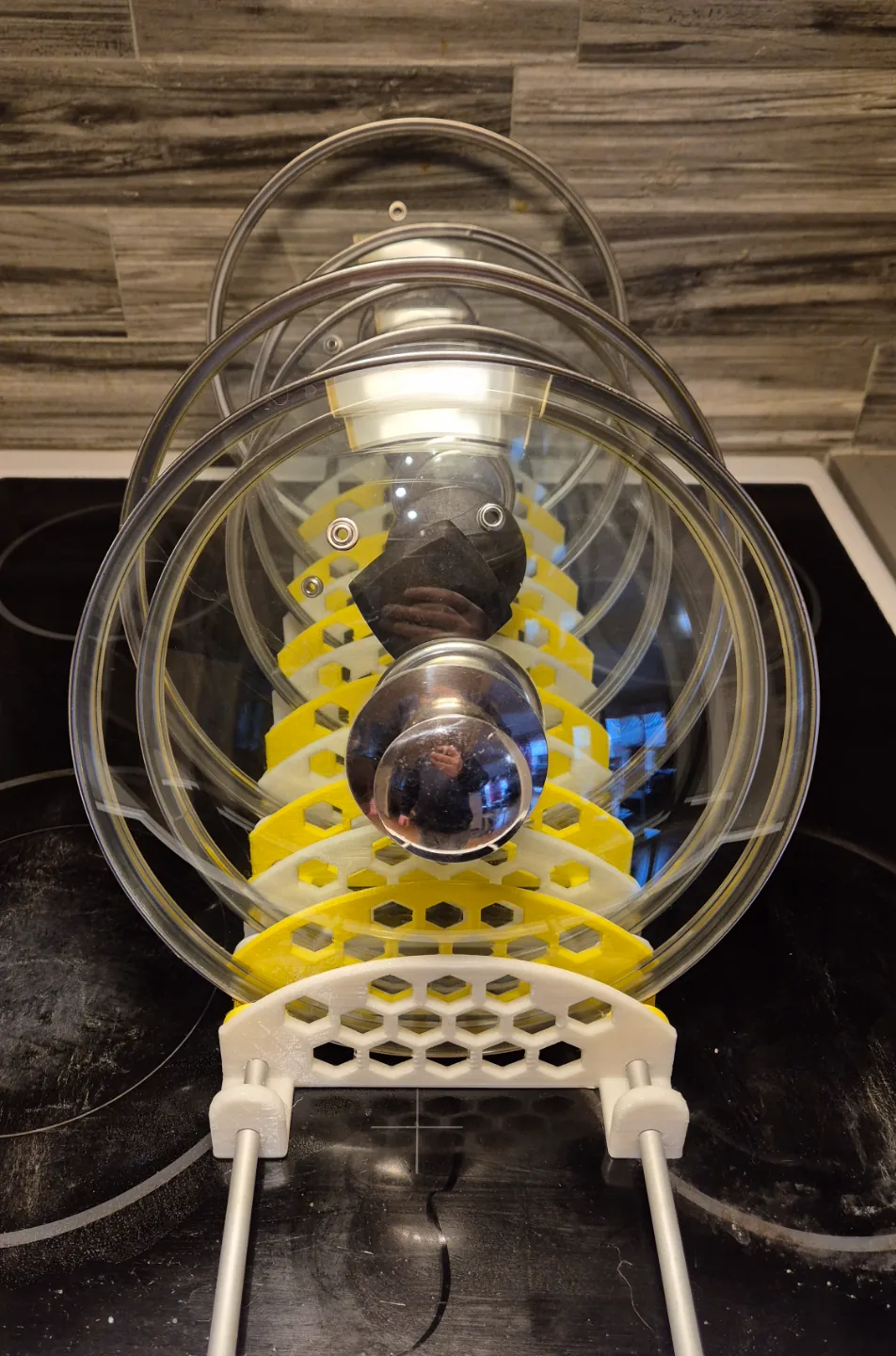 Suporte modular para tampas de panelas impresso em 3D, foto 5