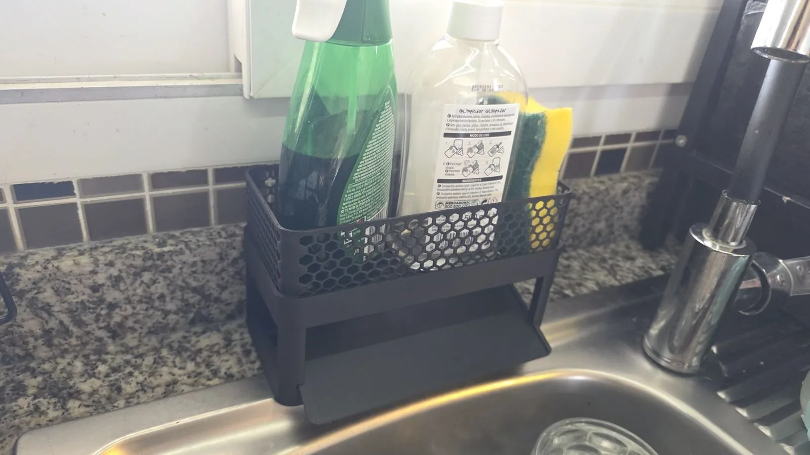Organizador escurridor para lavaplatos impreso en 3D, foto 2