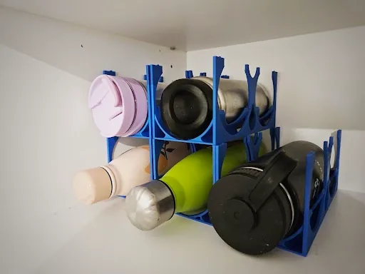 3D printed Stackable Bottle and Tumbler Rack, photo 4