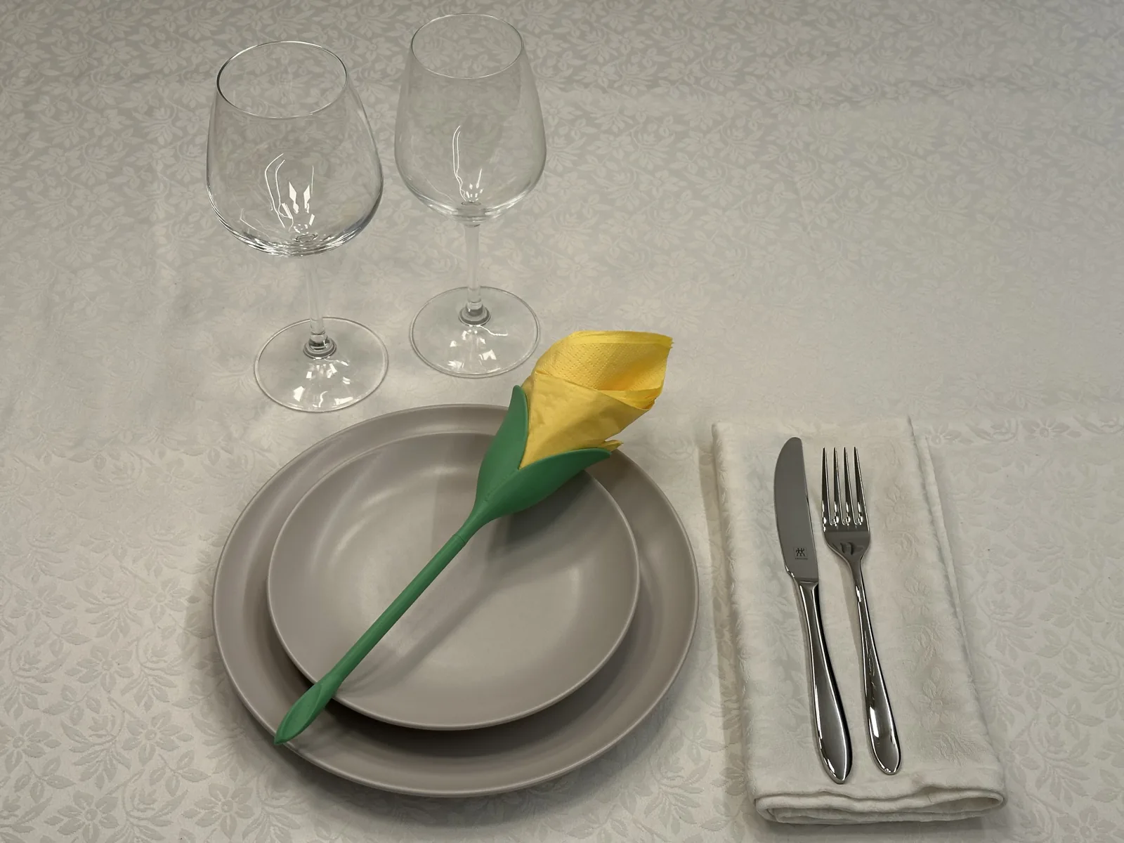 Porta-guardanapo tulipa impresso em 3D, foto 4