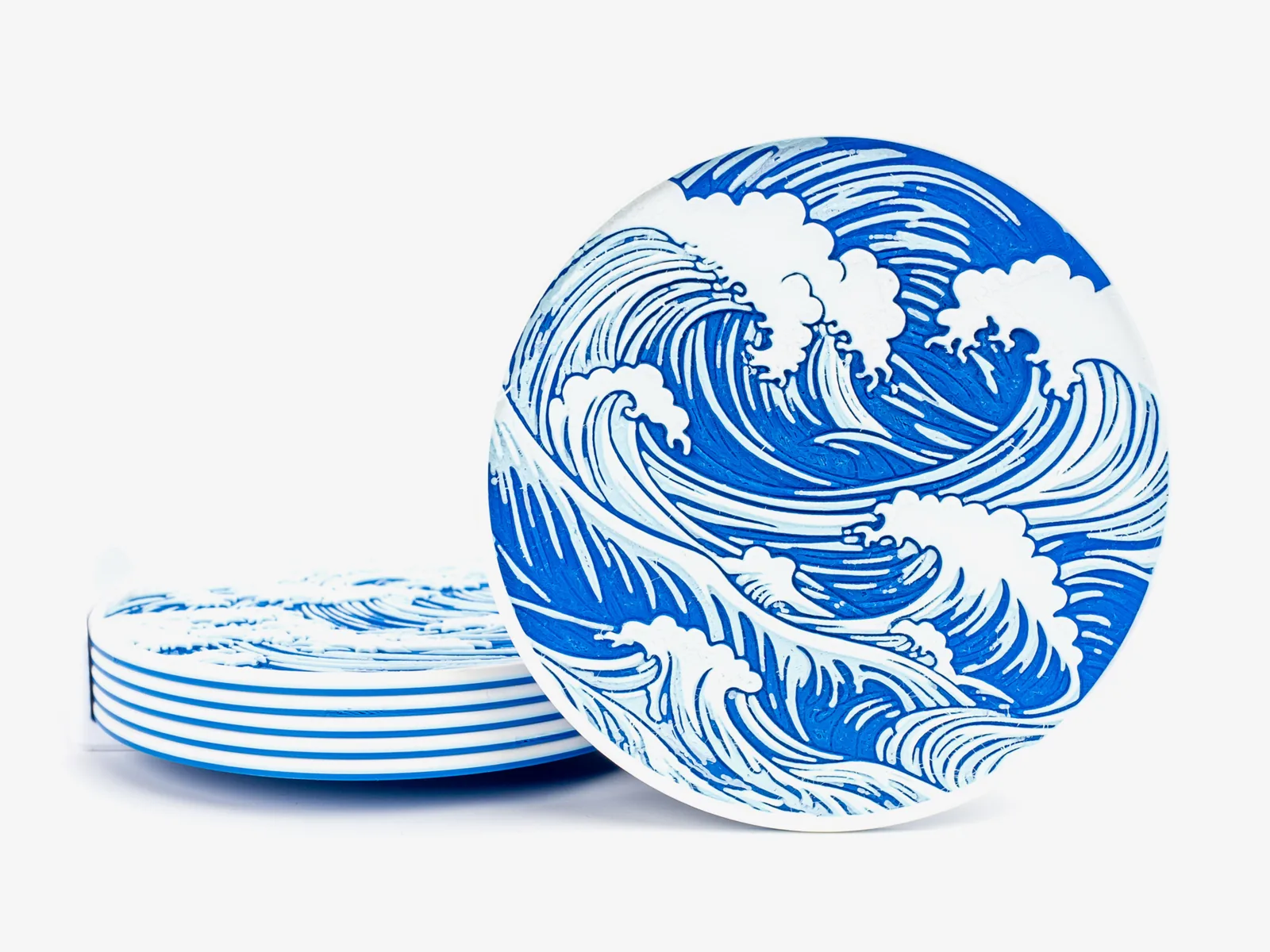 Posavasos de olas impreso en 3D, foto 3