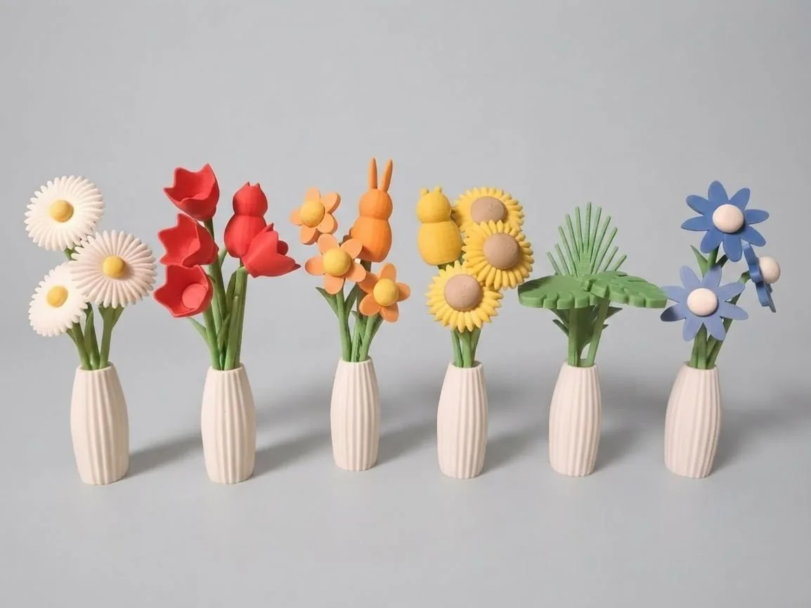 Florero mini con flor