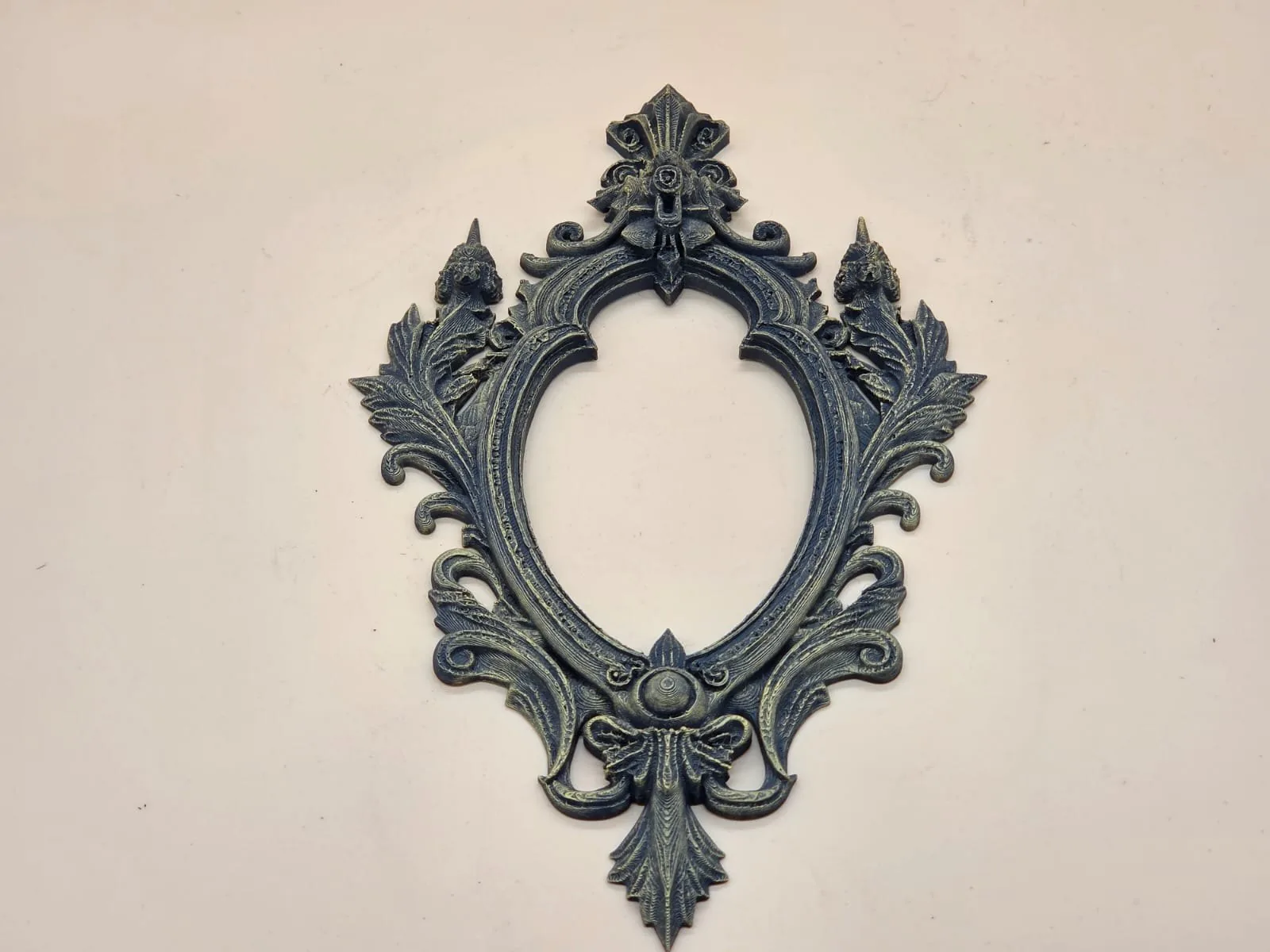 Marco ornamental barroco impreso en 3D, foto 3