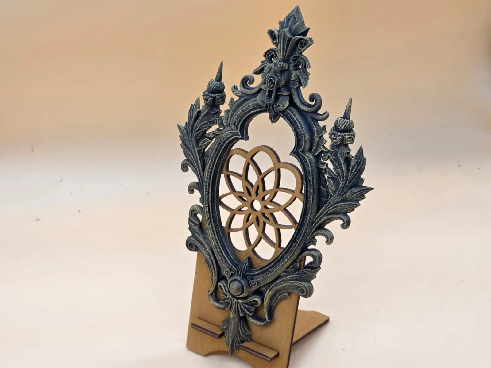 Marco ornamental barroco impreso en 3D, foto 5