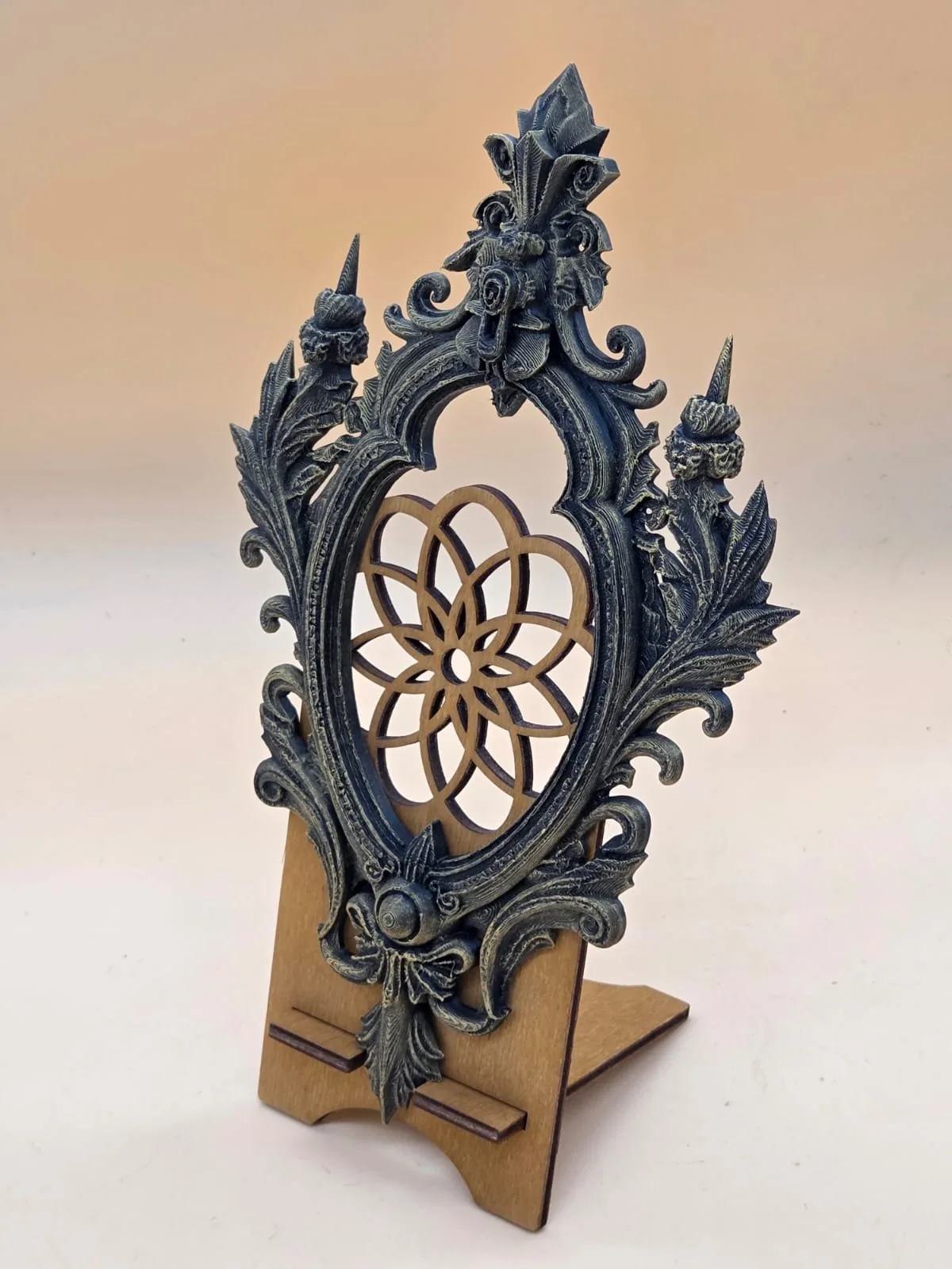 Marco ornamental barroco impreso en 3D, foto 6