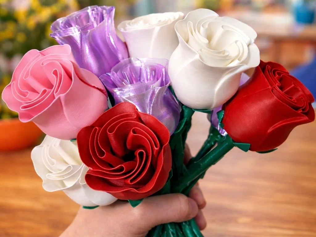 Rosa con tallo