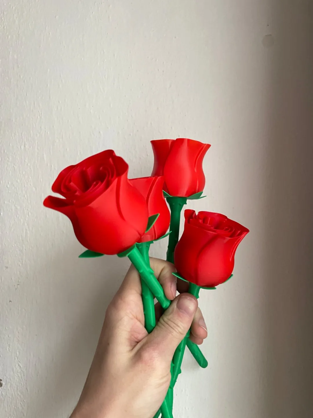 Rosa con tallo impreso en 3D, foto 6