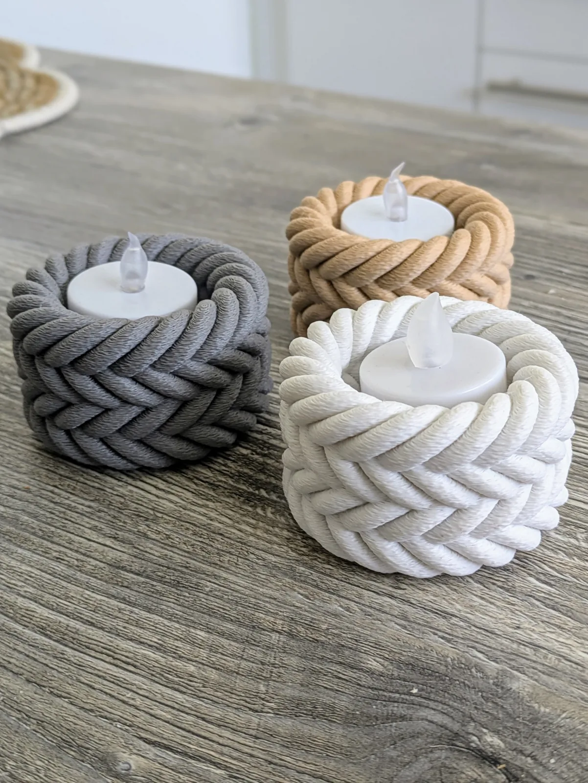 3D printed Braided Tea Light Holders, photo 3