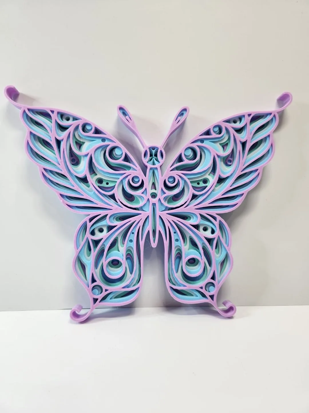 Mariposa mandala de pared