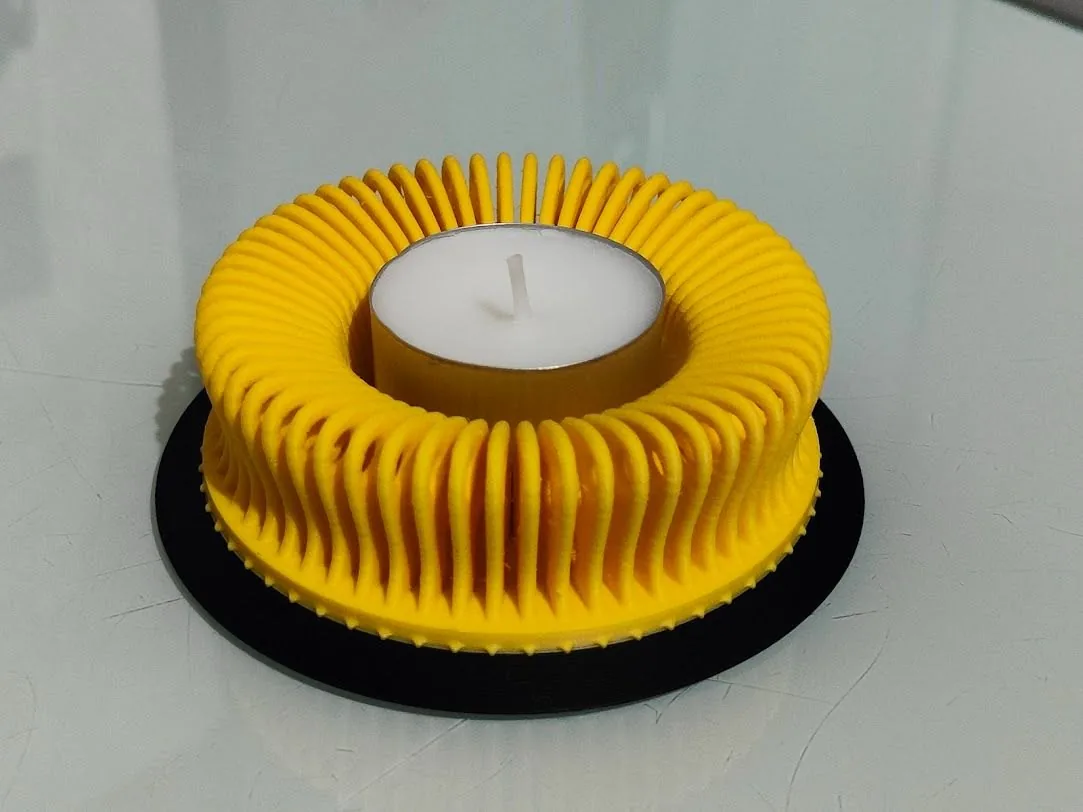 Portavela de láminas impreso en 3D, foto 2