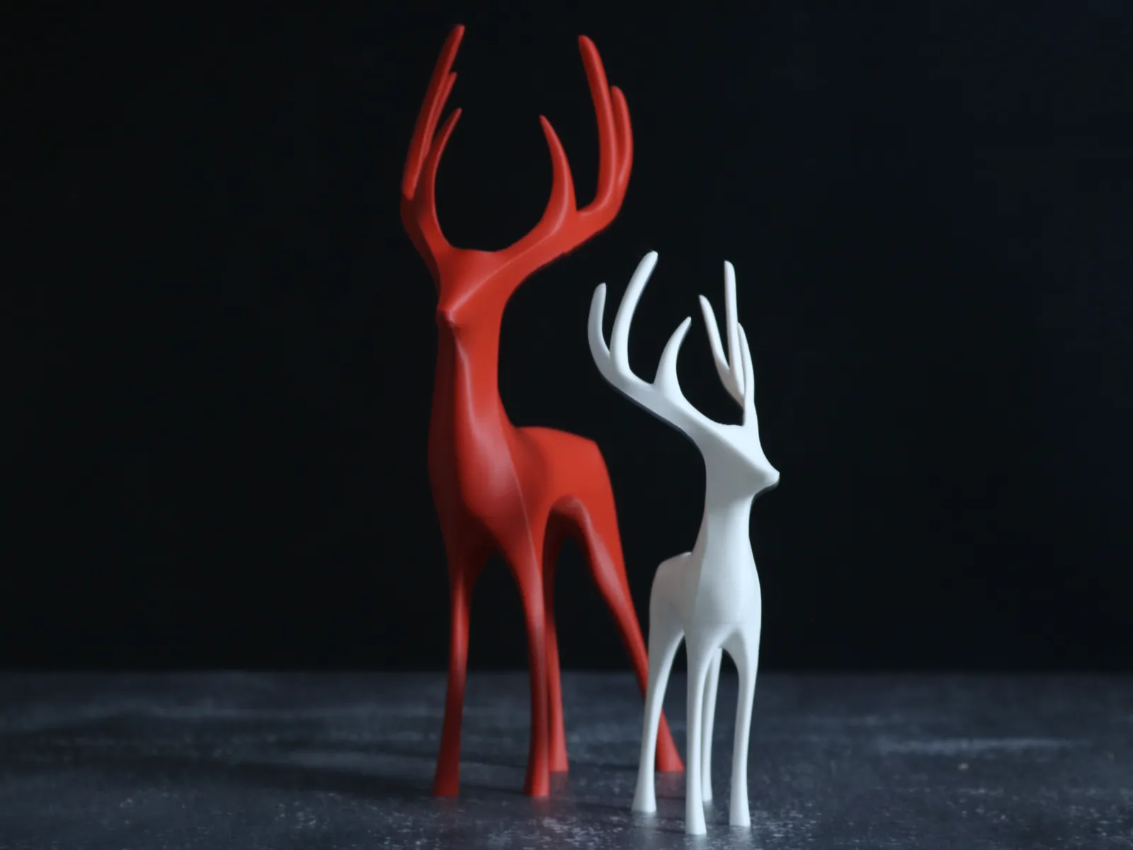 Escultura de venado minimalista impreso en 3D, foto 5