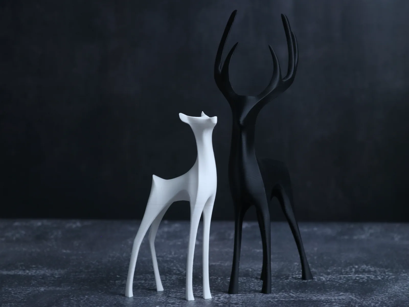 Escultura de venado minimalista impreso en 3D, foto 6