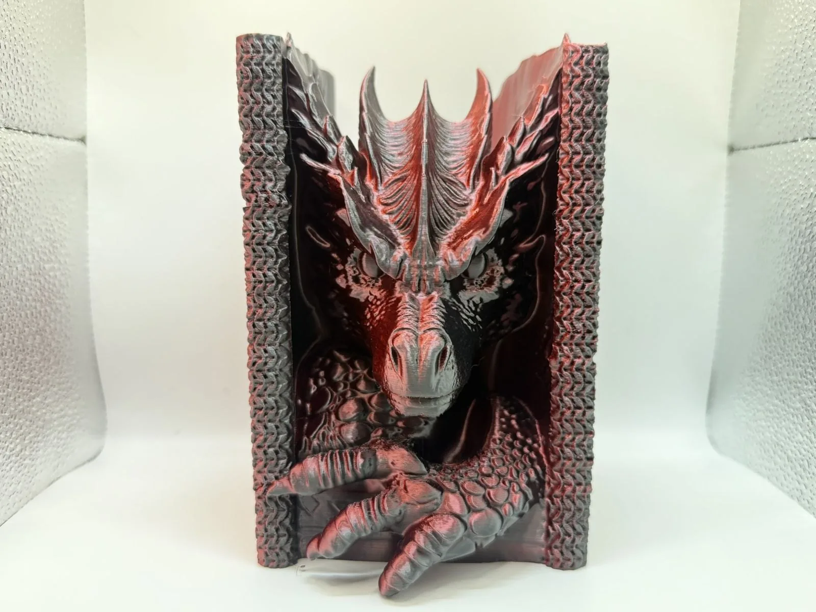 Sujetalibros dragón impreso en 3D, foto 2