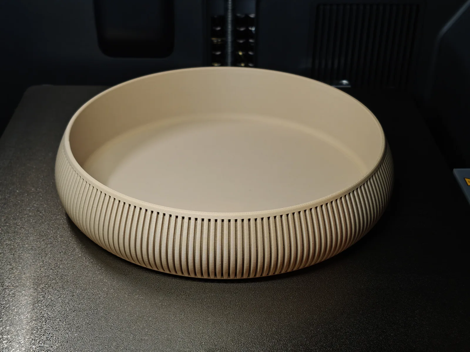 Bandeja redonda japandi impresso em 3D, foto 4