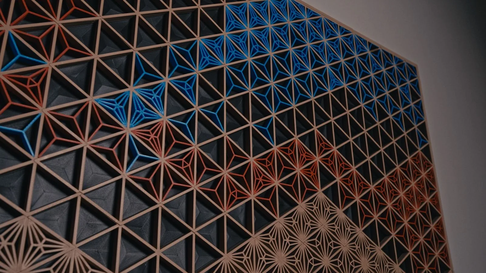 Panel kumiko decorativo impreso en 3D, foto 4