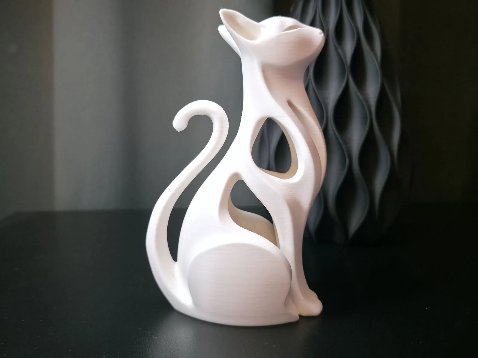 Figura de gato moderna impreso en 3D, foto 5