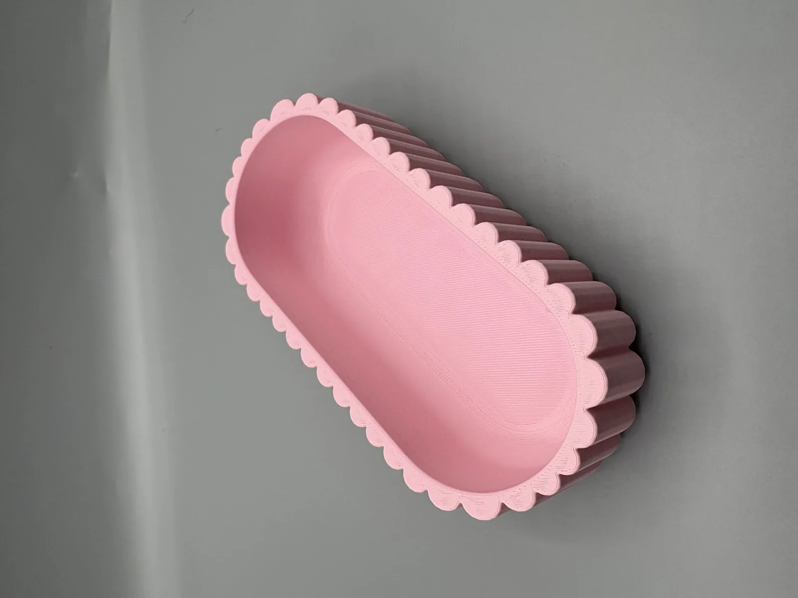 3D printed Scalloped Oval Tray, photo 3