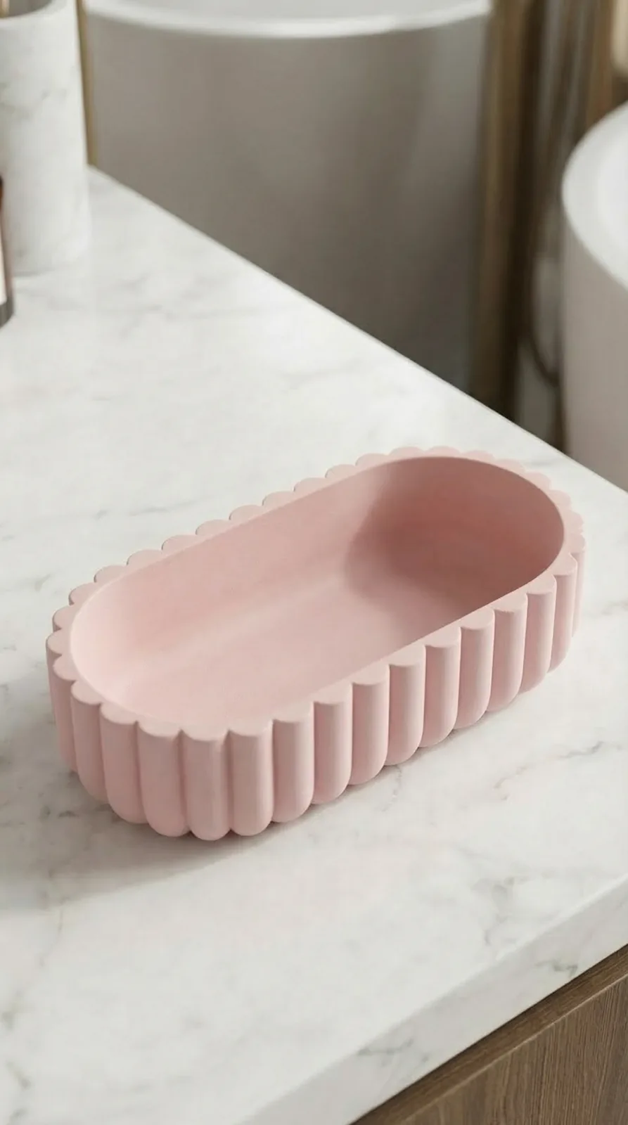 3D printed Scalloped Oval Tray, photo 4