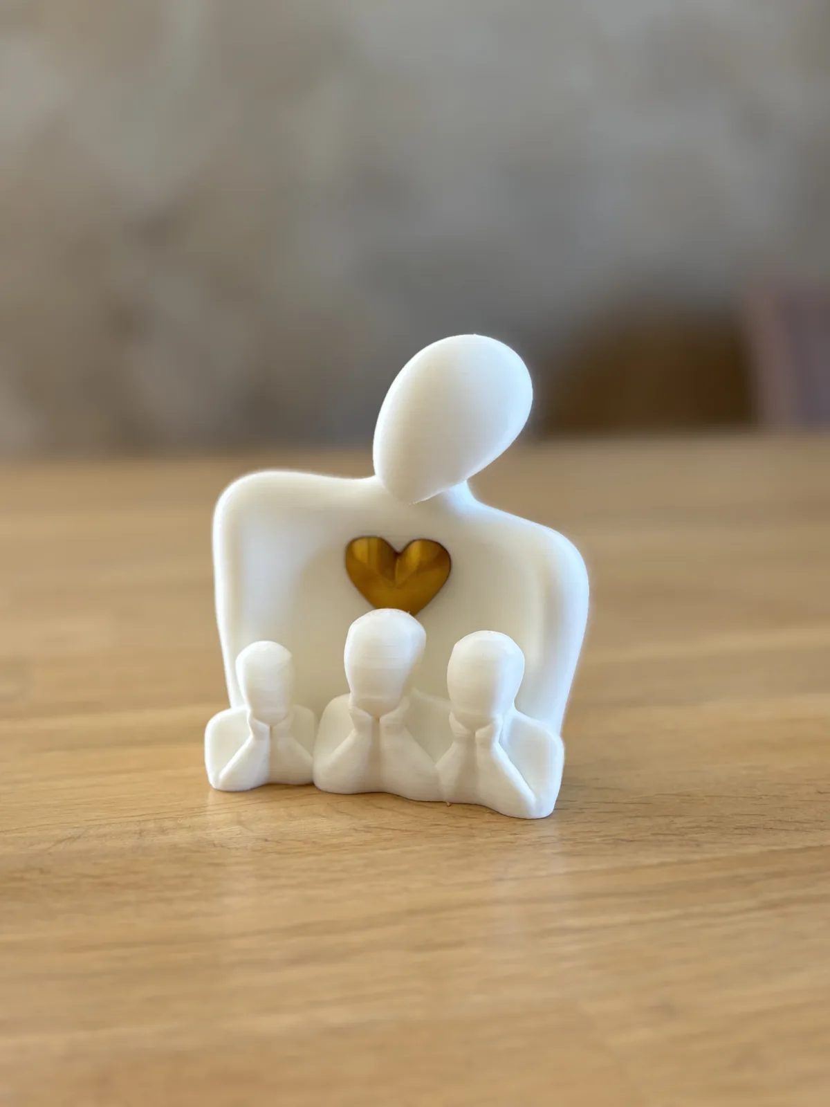 Escultura família com filhos impresso em 3D, foto 5