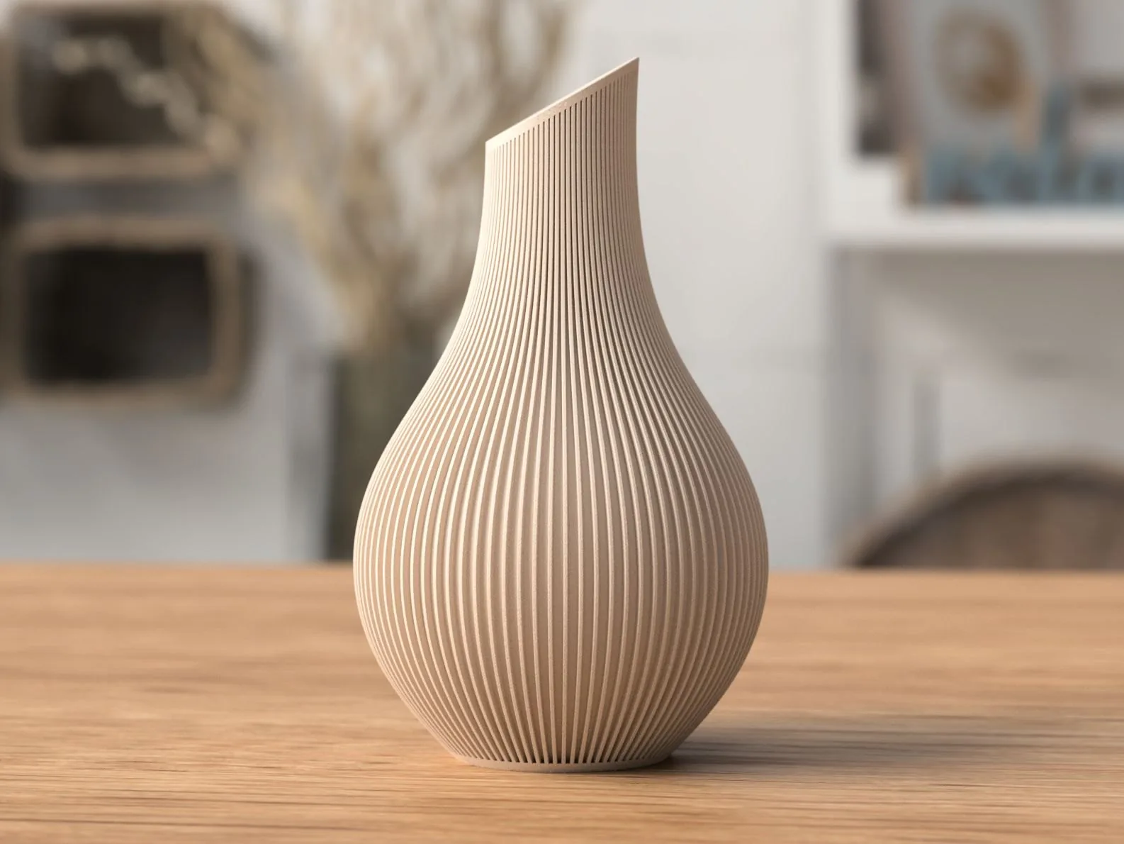 Florero japandi Shizu impreso en 3D